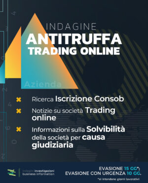 Trading online indagine antitruffa