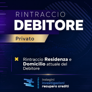 rintraccio debitore