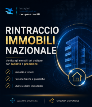 rintraccio immobili nazionali