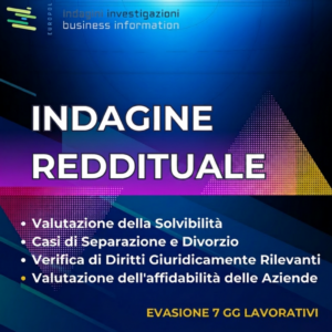 Indagine Reddituale