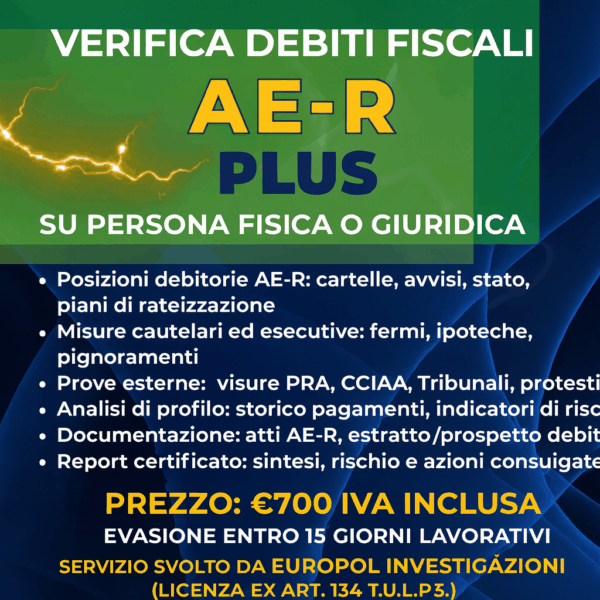 verifica debiti fiscali