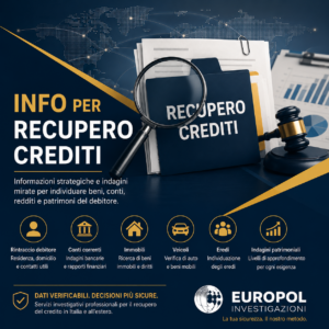 Indagini per Recupero Crediti