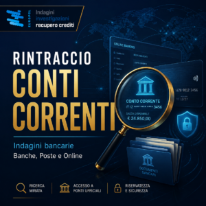 Rintraccio conti correnti