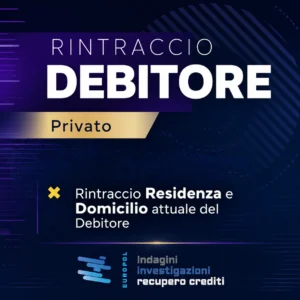 rintraccio debitore